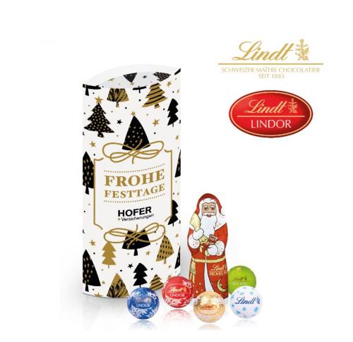 Branded Lindt Pillar Gift Box